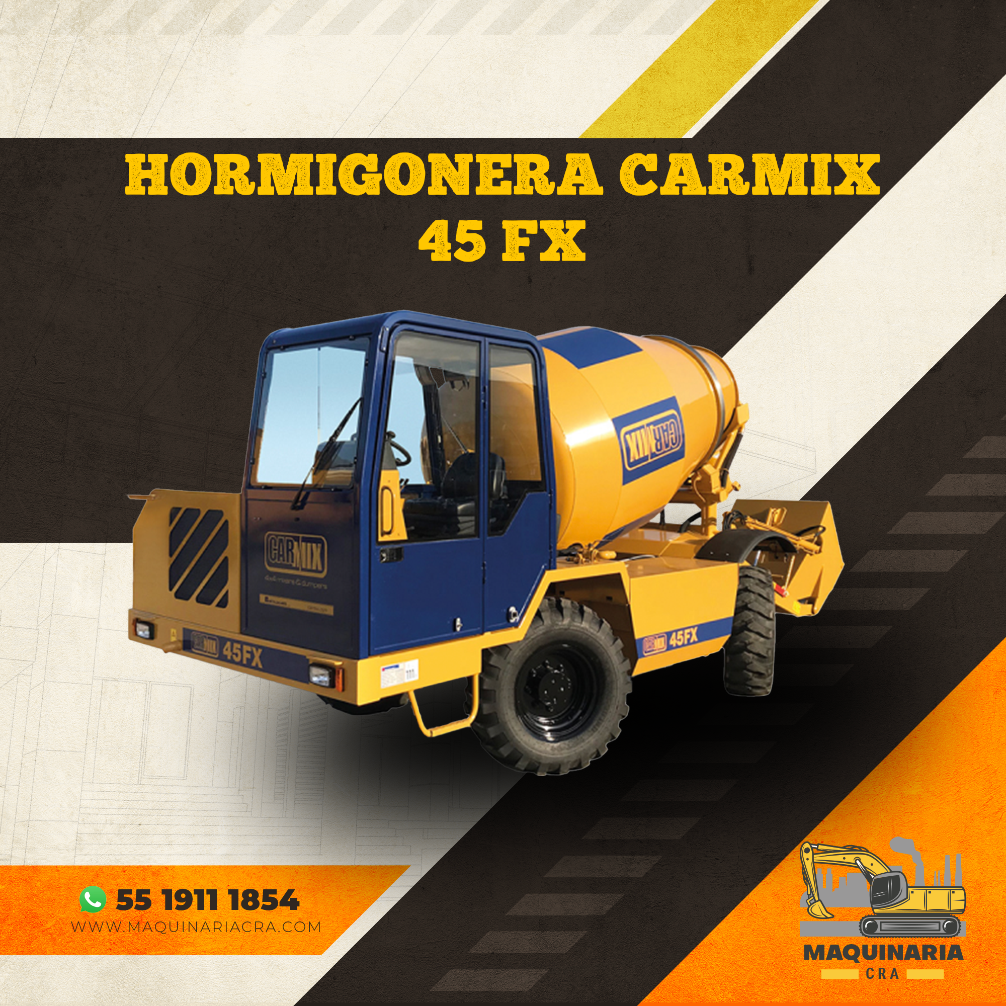 Renta de hormigonera 45 FX